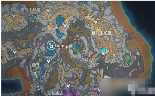 原神层岩巨渊地下矿区钓鱼点在哪 层岩巨渊地下矿区钓鱼点位置分布[多图]图片2