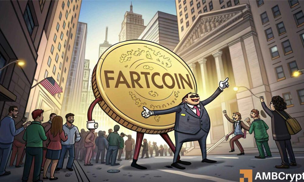 FARTCOIN价格走势分析 FARTCOIN暴涨8.5%后现疲软信号