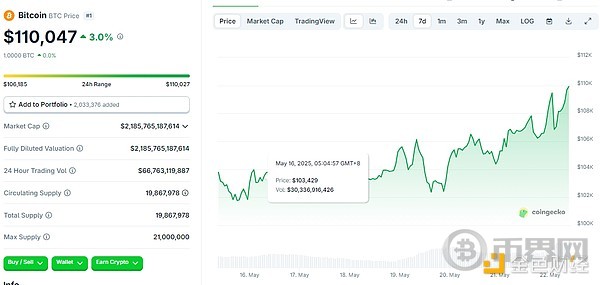 比特币突破11万美元创历史新高 BTC突破11万美元新高原因分析[多图]图片1