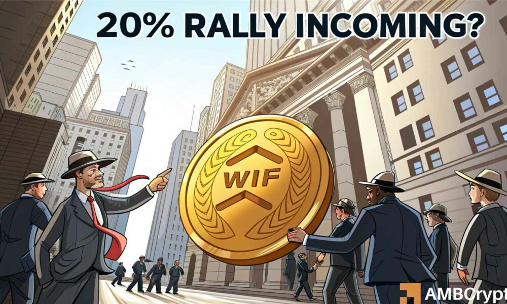 Dogwifhat逆势暴涨70%持仓看多 关键阻力位0.633美元成焦点